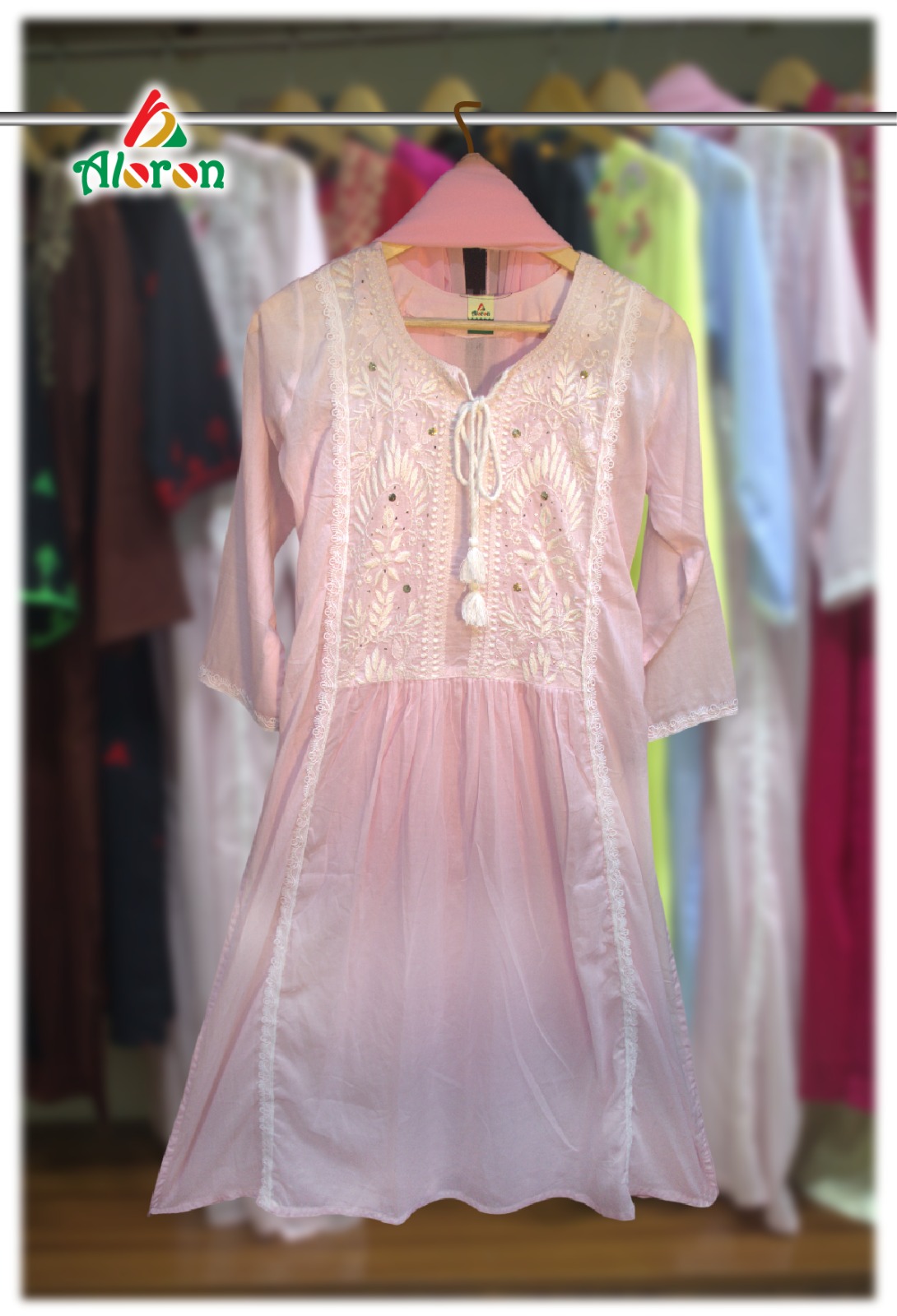 Lucknow chikenkari (01)  (Code: CK 102)